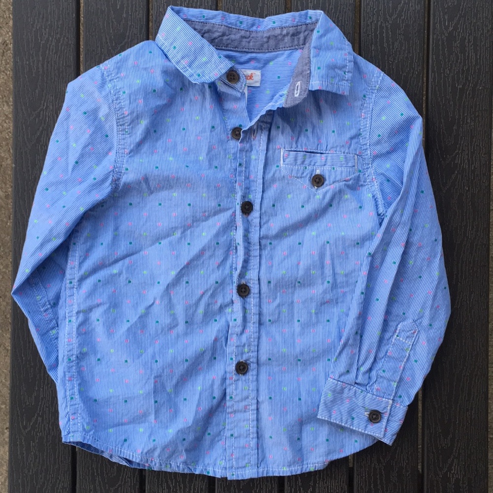 Cat & Jack sz 3T button down shirt NICE!